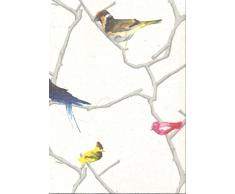 Linder 0171/11/49862/377 Vorhang mit 8 Ösen, Wetzstahl rund Polyester/Baumwolle 150 x 260 cm, Multicolore/Ecru, 150 x 260