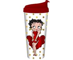 Spoontiques 21807 Betty Boop Acrylic Travel Mug, 14 ounces, White