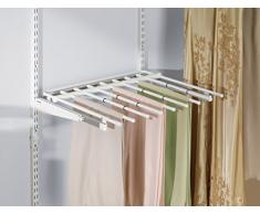 RUBBERMAID Configurations Schrank- und Drahtkorb Hosenhalterung weiß