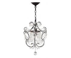 Safavieh Lighting Collection Luna Kronleuchter 12 Zoll braun