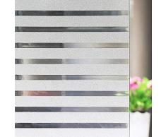 Niviy Premium Anti-Glue Sichtschutzfolie Sichtschutzfolie Mosaikfolie Sichtschutzfolie gestreift