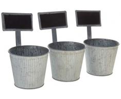 Wald Imports 70059/Set Übertopf Set, weißwaschung