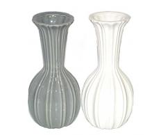 26 California Großhandel von Grau und Weiß Keramik Vase 17 x 17 x 37,5