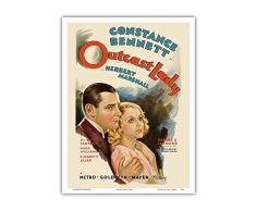 Pacifica Island Art Filmposter Outcast Lady Constance Bennett 1935 9 x 12 in Mehrfarbig