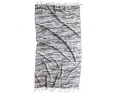 Brielle türkisches Pestemal Badetuch und Strandtuch 39 x 70 grau