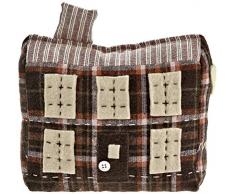 Comarco Sa 11595 Türstopper, gepolstert, Filz, Braun, 20 x 6 x 17 cm