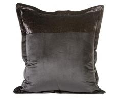 Eurofirany Kissenbezüge Kissenhüllen Couchkissenbezüge Sofakissenbezüge Dekorationskissen Doppelpack 2er Set Kopfkissenbezüge Dekokissen Sitzkissen, Silber, 45X45 cm, 2