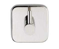 Wenko Wandhaken UNO Mezzano Handtuch-Haken, Badhaken, Edelstahl rostfrei, Glänzend, 5.5 x 5.5 x 5.5 cm