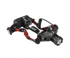 UNITEC Taschenlampe, Plastik, schwarz, 24 x 16 x 6 cm