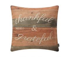 TRENDIN Dekorativer Kissenbezug 45,7 x 45,7 cm, Landhaus 18X18 Mehrfarbig 2