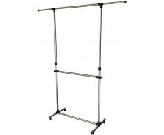 ABO Gear Kleiderständer Kleiderständer Garderobenständer freistehend auf Rollen