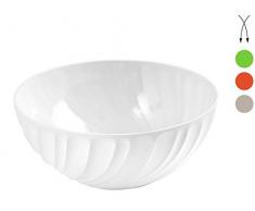 OEM SYSTEMS Salatschüssel aus Kunststoff diam 26 cm, Silber, 26 vm