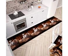 PETTI Artigiani Italiani Teppich für Küche 52x100 cm Caffè 1