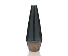 Scott Living Luxe Keramikvase, Ton, blaugrün, 16-Inch