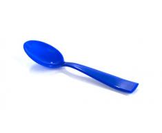 Kimmel Mokkalöffel Kinderlöffel Espressolöffel klein 6 Stück Mehrweg, Kunststoff, Blau