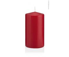 Wiedemann 218154.056 Stumpenkerzen, Wachs, Altrot, 13 x 7 cm, 12-Einheiten