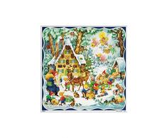 Alexander Taron 10413 Korsch Adventskalender Elfen Elfen 11 x 30,5 x 0,1 cm, Weiß