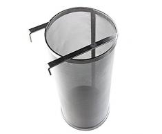 Hop Spider 300 Mikron Mesh Edelstahl Hopfenfilter Sieb für Zuhause Bierbrauen Wasserkocher Large silber