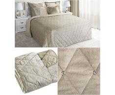 Eurofirany Tagesdecke, Polyester, Creme, 200cm x 220 cm