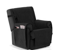 Bartali Sesselbezug Pharma, 42% Baumwolle, 58% Polyester, Schwarz, 1 Quadratisch