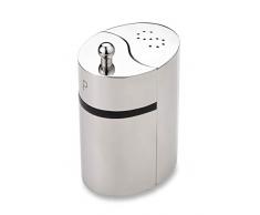 Grunwerg Pfeffermühle und Salzstreuer, 18/8 Edelstahl, 2-teilig, 18/8 Edelstahl, 10 cm