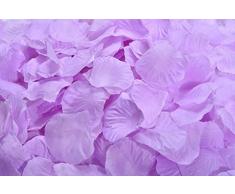 Lothringen Hochzeit Tisch Dekoration Seide Rosenblätter Blumen Konfetti pflaume