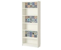 WALPLUS WM10004 Mosaik Kachel Muster Wandaufkleber - Mehrfarbig, 63.5 x 15 x 15 cm