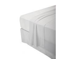 Pikolin Home Bettwäsche-Set, 100% Baumwolle, Fadenzahl 150, für Bett mit 90 cm, Weiß 150 x 190/200 weiß