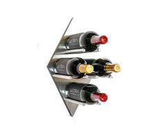 Ultra Wine Racks Weinregal, gerader Wäscheklammer, aus Aluminium Small aluminiumfarben