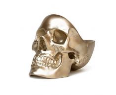 Suck UK Skull Tidy, Schmuckkästchen und Aufbewahrungsbehälter für Accessoires in Gold - Perfekt zum Aufbewahren von Schlüsseln, Schmuck, Schreibwaren, Kleingeld, Kosmetika oder Accessoires