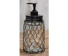 CWI Gifts CWI Tapetenbordüre Geschenke Hühnerdraht Seifenspender – Mason Jar – Country Style