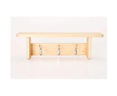 Darice WW13188 Holzregal mit 2 Chromhaken