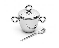 Chinelli 2106000 Zuckerdose mit Löffel Thermic