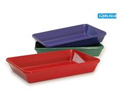 Chieppa S.P.A 206754 Speiseteller Carlisle Rett.36X24 Rot, Mix