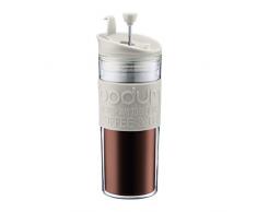 Bodum 11100-913S Travel Press Thermobecher mit Klappdeckel 0,45 l Kunststoff