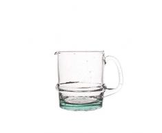 Canvas Home Ltd G12-RPL-P Canvas Home Krug mit marokkanischem Riffelmuster, Bue, Glas