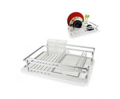 Confortime S2202192 Abtropfgestell, Aluminium