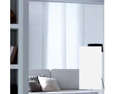 madecostore Flächenvorhang, lichtdurchlässig, Lamellen, einfarbig, Weiß, 45 x 260 cm