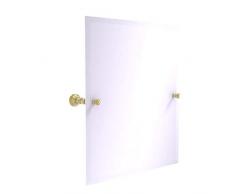 Allied Brass Carolina Collection Frameless Rectangular Tilt Mirror with Beveled Edge Wandspiegel, Satin-Messingfarben