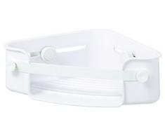 Umbra Flex Eckduschablage mit Gel-Verschluss Technologie – verstellbares Eckduschregal für Shampoo, Conditioner, Duschgel, Seife, Luffaschwamm, Rasierer (ohne Bohren, Rostfrei)