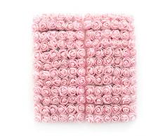 Künstliche Rosen, Blumenköpfe, künstliche Rosen, zum Selbermachen, 144 Stück, Rosen, Hochzeit, Brautstrauß aus PE-Schaum, DIY Party, Festival, Heimdekoration, Rosen Hellrosa Farbe