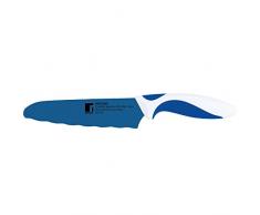 BERGNER BLUE & WHITE - BROTMESSER EDELSTAHL KERAMIKBESCHICHTUNG 15 CM