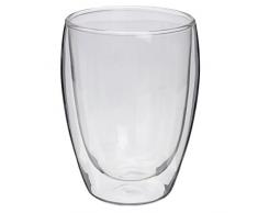 TEASOUL Doppelte Schicht Glas Becher 350 ml: hoch, perfekt für die Zubereitung von Matcha Tee, None