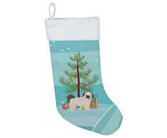 Carolines Treasures Pekeapoo Weihnachtsstrümpfe, Baum, Mehrfarbig