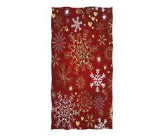 ZZKKO Handtuch mit Schneemann und Schneeflocke, Waschlappen für Babys und Kleinkinder, für Jungen und Mädchen, für zu Hause, Küche, Badezimmer, Fitnessstudio, Schwimmen, Hotel 30x15 inch Multi 3