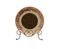 Komfort Kerzen als Familien sammeln von Pavilion-dekorativen Glas-Teller, Teller Ständer Nicht im Lieferumfang enthalten