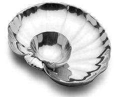 Wilton Armetale Sea Life Bread Serviertablett Muscheln, Hors dOeuvre, Tablett 11.75-inch by 9.75-inch by 2.25-inch silber