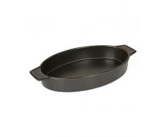 Charcoal Companion cc3812 flame-friendly Keramik Kasserolle Pfanne, 37,6 x 21,1 x 5,6 cm