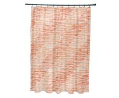 E-design Marled Knit Streifen, geometrische Print Vorhang für die Dusche, gelb