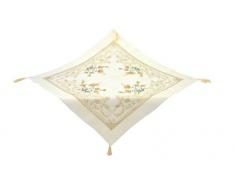 Bellanda 1684-85x85 Eckig Tischdecken, Polyester, Sekt, 85 x 85 x 0,50 cm